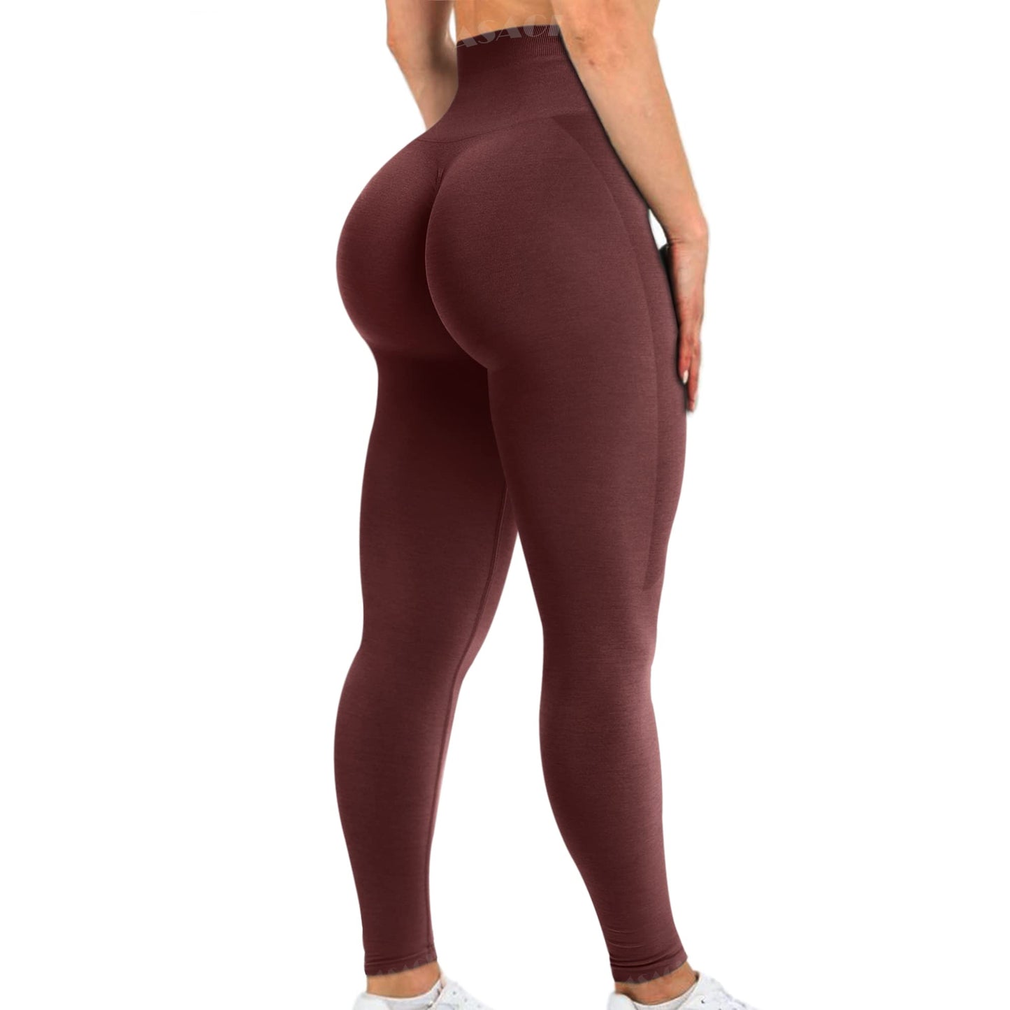 ASAGI Scrunch Butt Lifting Workout Leggings for Women High Waist Yoga Pants Amplify Gym Seamless Booty Tights