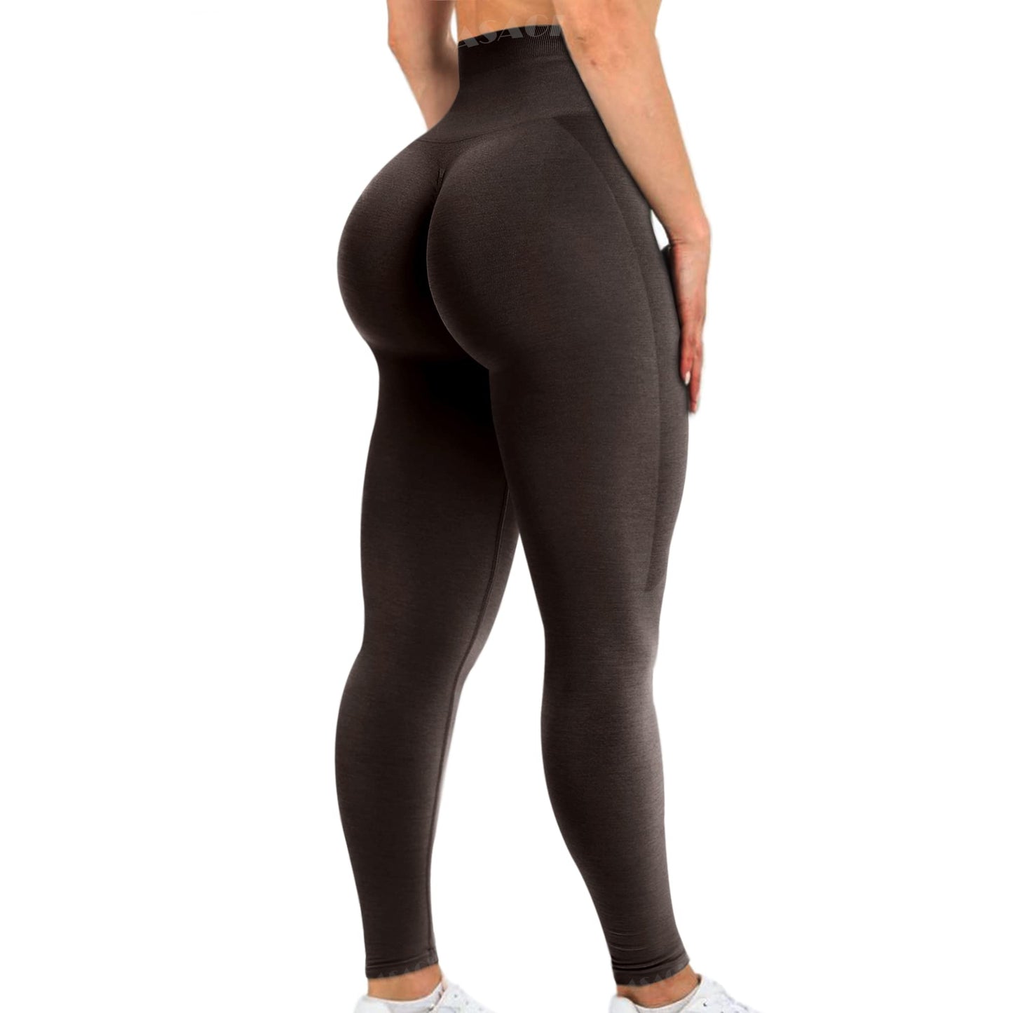 ASAGI Scrunch Butt Lifting Workout Leggings for Women High Waist Yoga Pants Amplify Gym Seamless Booty Tights