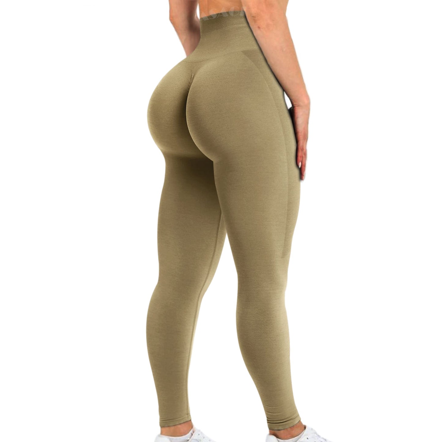 ASAGI Scrunch Butt Lifting Workout Leggings for Women High Waist Yoga Pants Amplify Gym Seamless Booty Tights