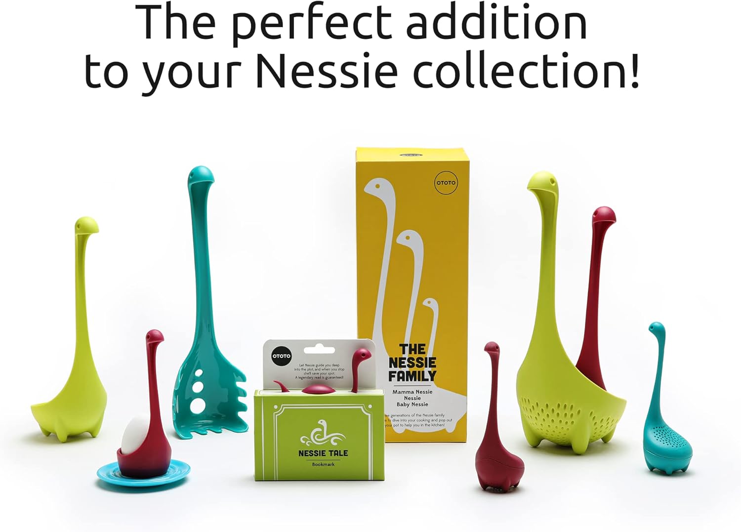 OTOTO The Original Nessie Ladle - Soup Ladle, Cute Gifts, Funny Kitchen Gadgets, Loch Ness design, Cooking Gifts for Mom - Cute and Practical Kitchen Utensils - Unique Gifts for Women