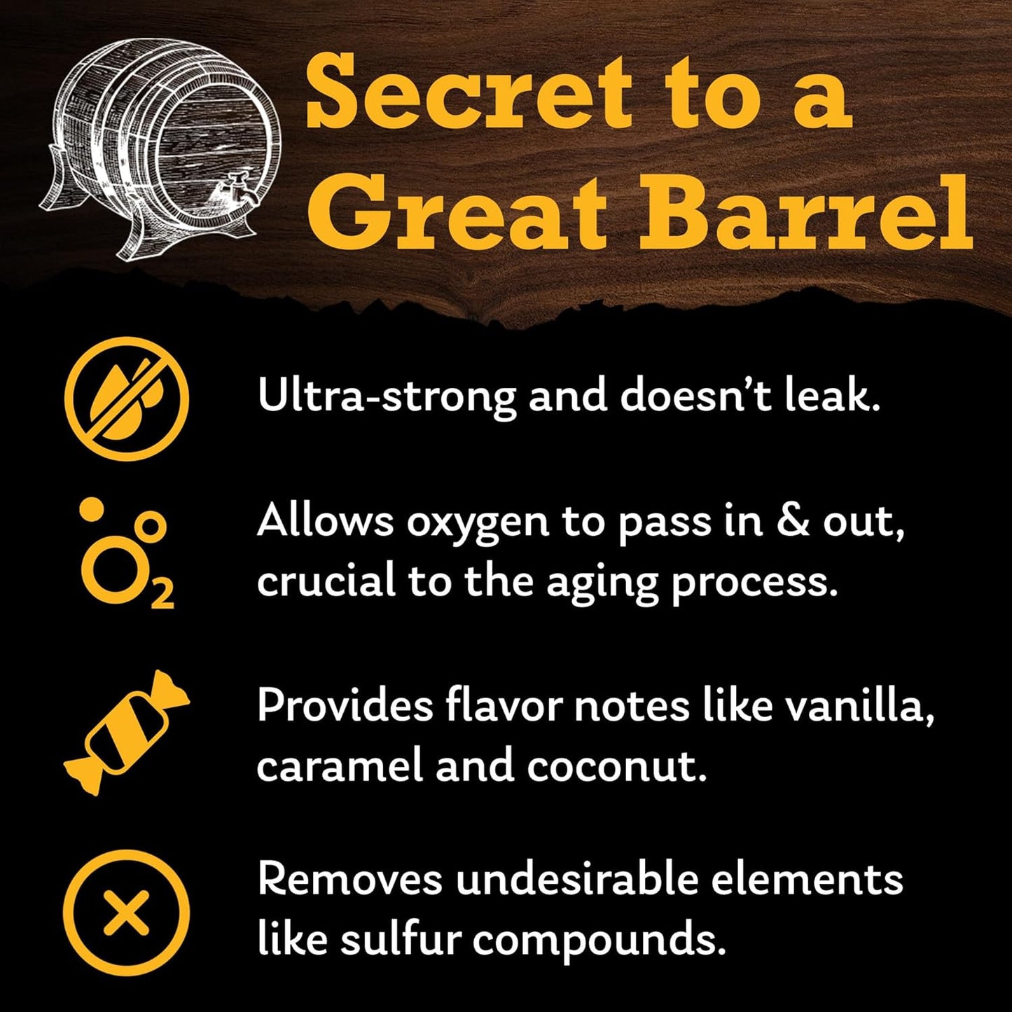 Red Head Barrels - 2 L Premium Distillery-Grade Oak Barrels for Aging Whiskey, Rum, and More, Ideal for Whiskey Barrel or Wine Barrel, American Charred Oak Barrel with 12-Page Cocktail Recipe Booklet